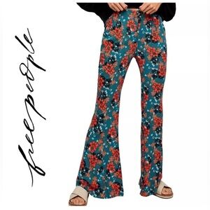 Free People Can’t Take My Eyes Off of You Flare Floral Pants